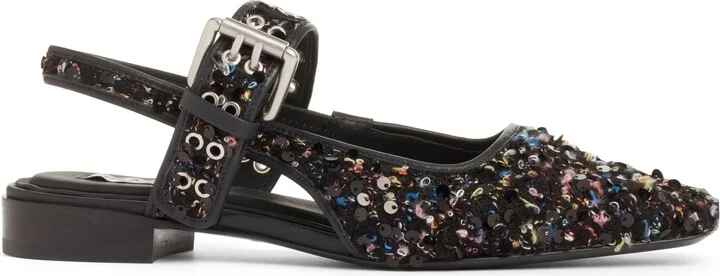Astra Sequin Slingback Flat - Image 3