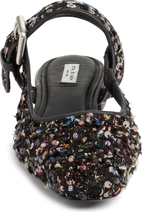 Astra Sequin Slingback Flat - Image 4