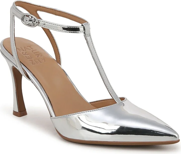 Silver Faux Leather
