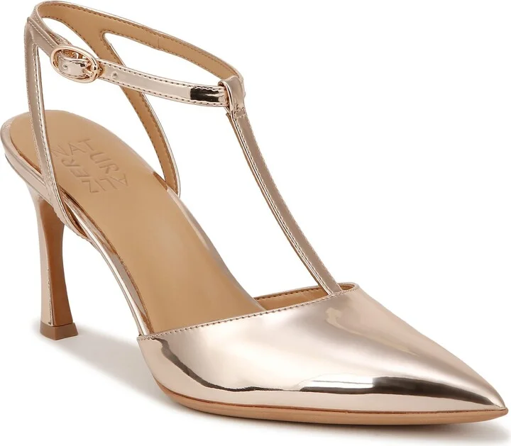 Astrid T-Strap Pointed Toe Pump
