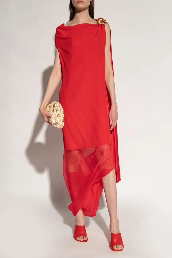 ‘Astro’ Heeled Mules, , - Red - Image 2