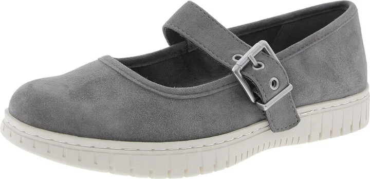 Astro Womens Buckle Suede Mary Janes