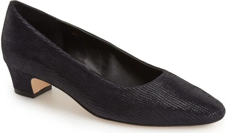 Navy Mini Lizard Print