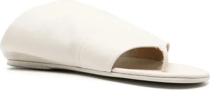 Asymmetric Leather Sandals - Image 2