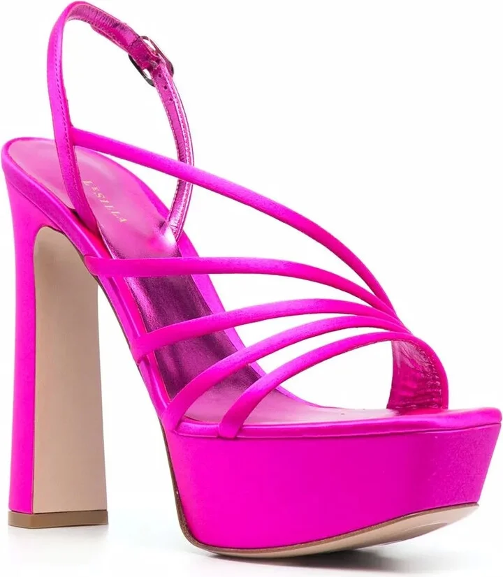 Asymmetric Platform Sandals - Image 2
