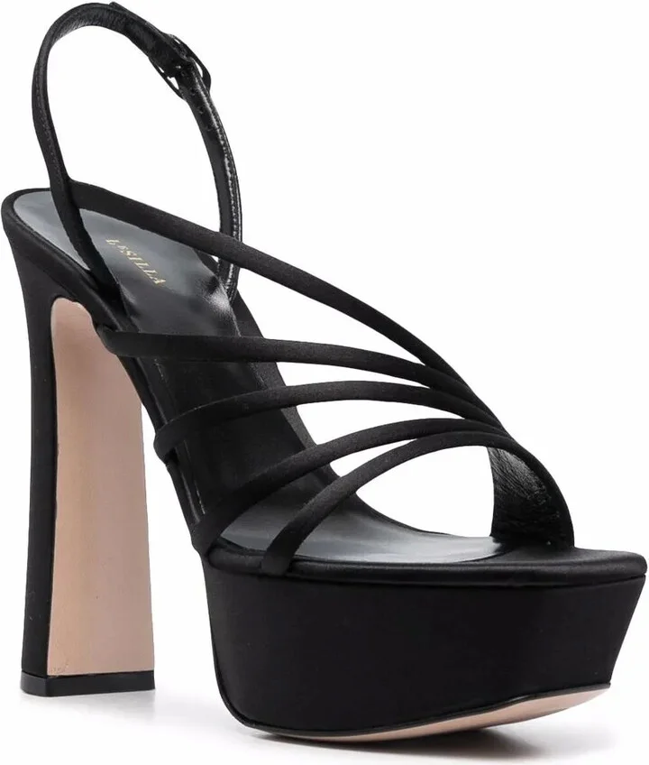 Asymmetric Platform Sandals - Image 2