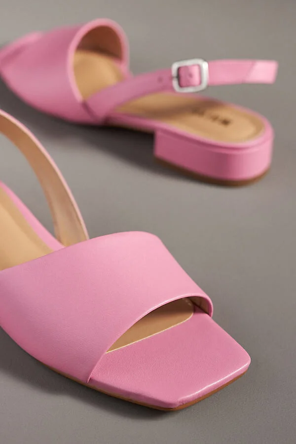 Asymmetric Slingback Heels - Image 3