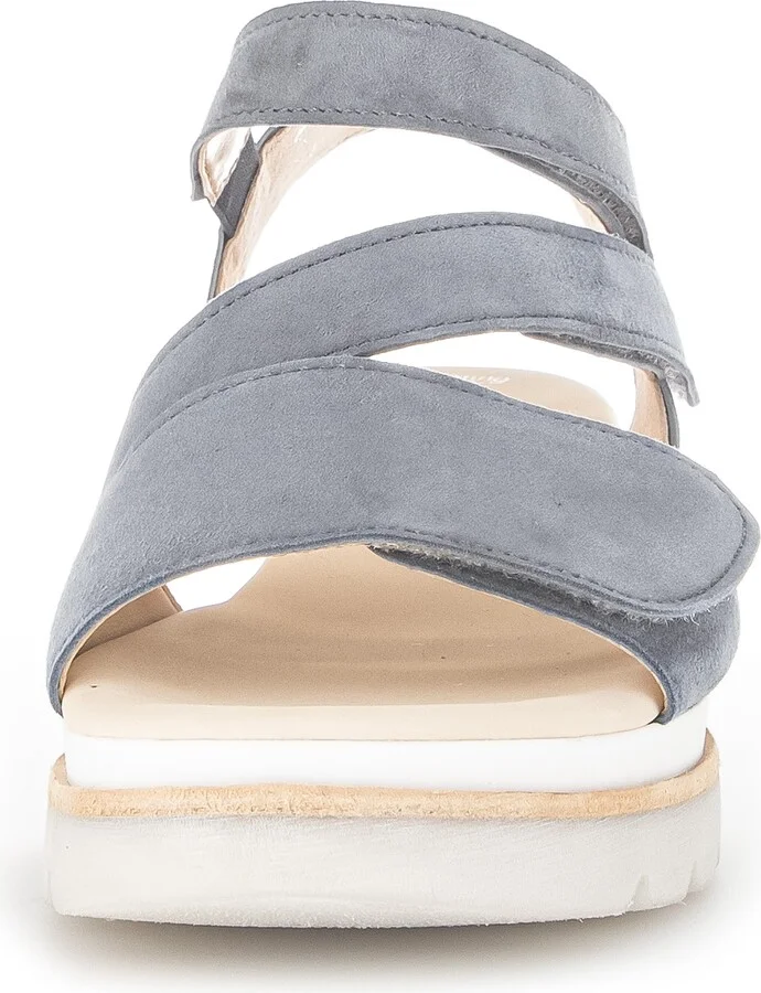 Asymmetric Strappy Wedge Sandal - Image 4