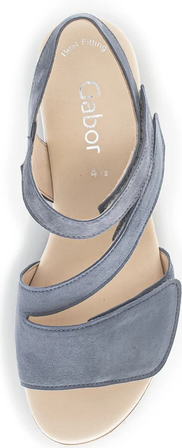 Asymmetric Strappy Wedge Sandal - Image 5
