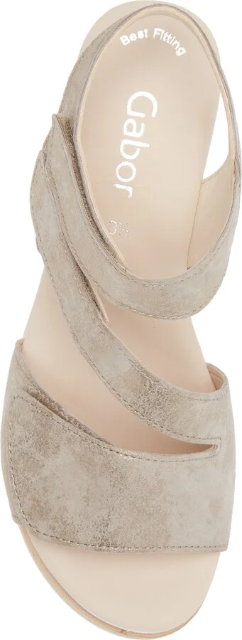 Asymmetric Strappy Wedge Sandal - Image 5