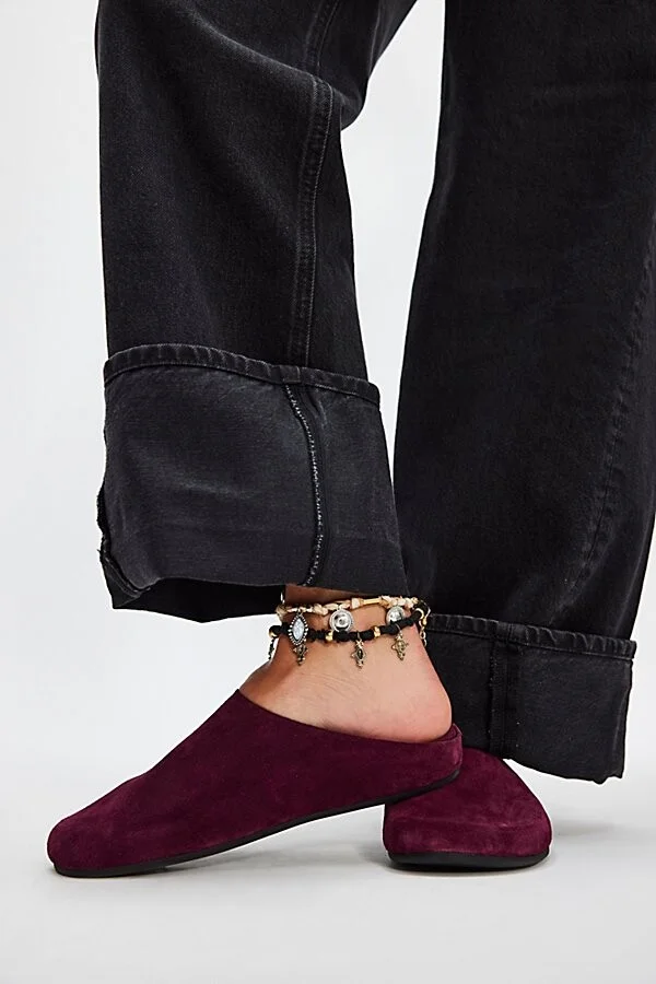 Dark Wine Suede
