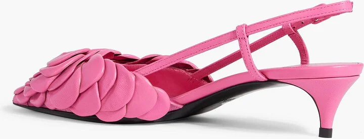 Atelier 03 Rose Edition leather slingback pumps - Image 3