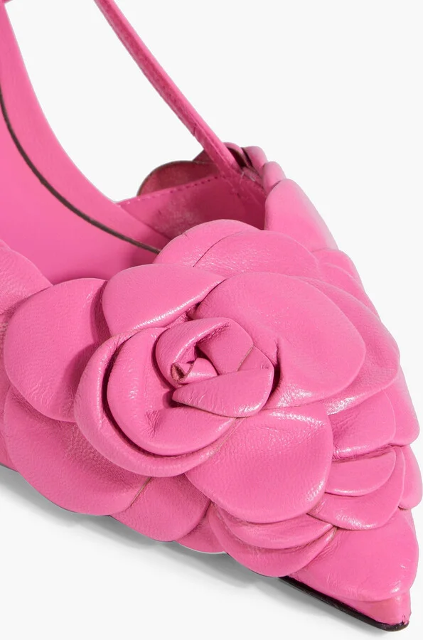 Atelier 03 Rose Edition leather slingback pumps - Image 4