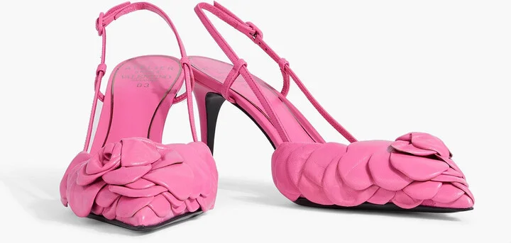 Atelier 03 Rose Edition leather slingback pumps - Image 2