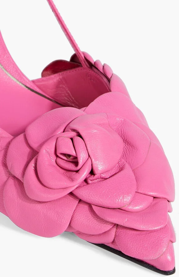 Atelier 03 Rose Edition leather slingback pumps - Image 4