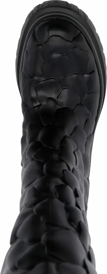 Atelier floral-embossed mid-calf rain boots - Image 4