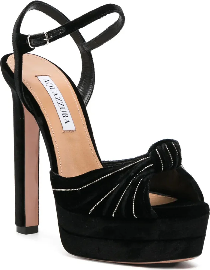 Atelier Plateau 130mm velvet pumps - Image 2