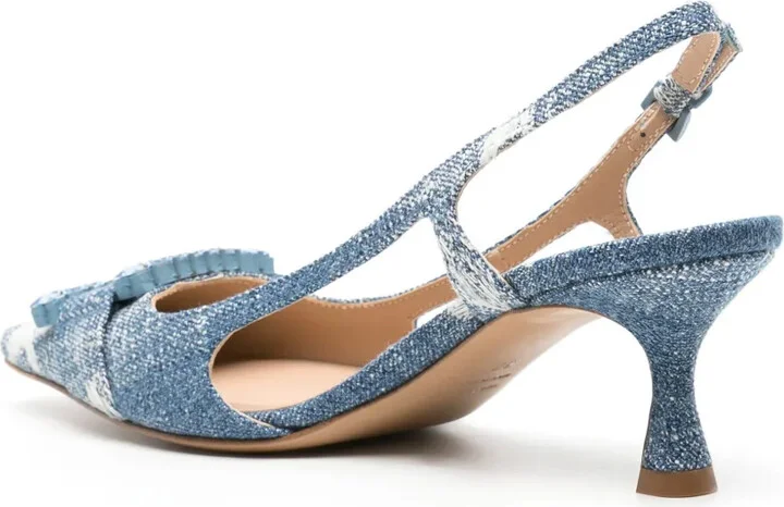 Atena 65mm denim pumps - Image 3