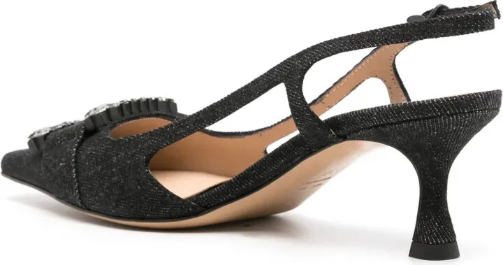 Atena denim slingback pumps - Image 3