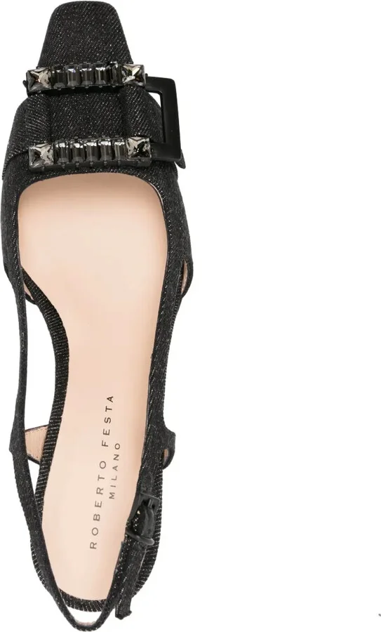 Atena denim slingback pumps - Image 4