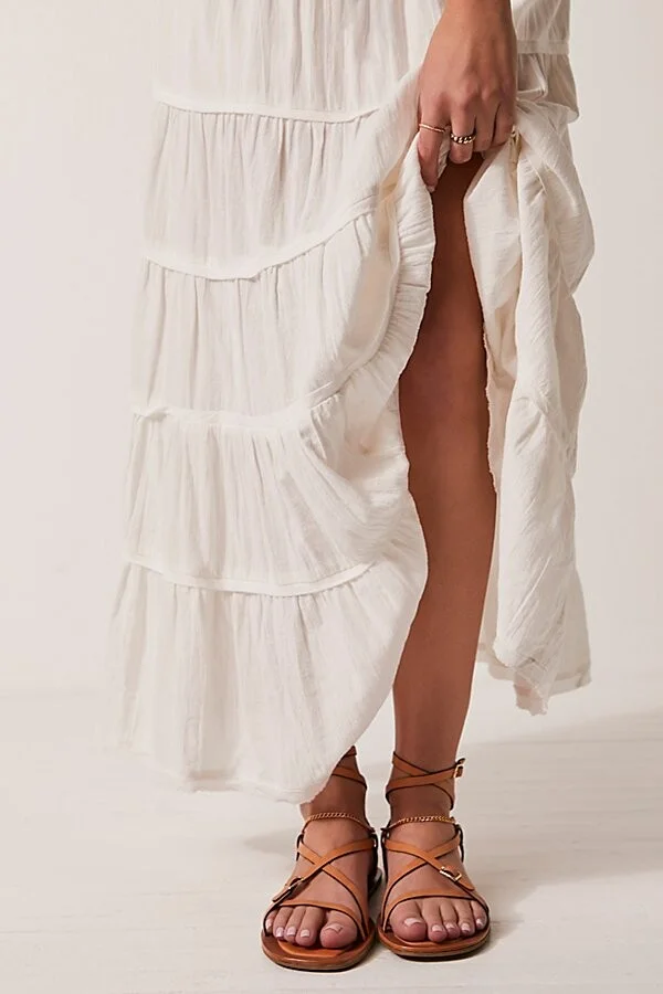 Athena Anklet Wrap Sandals - Image 2