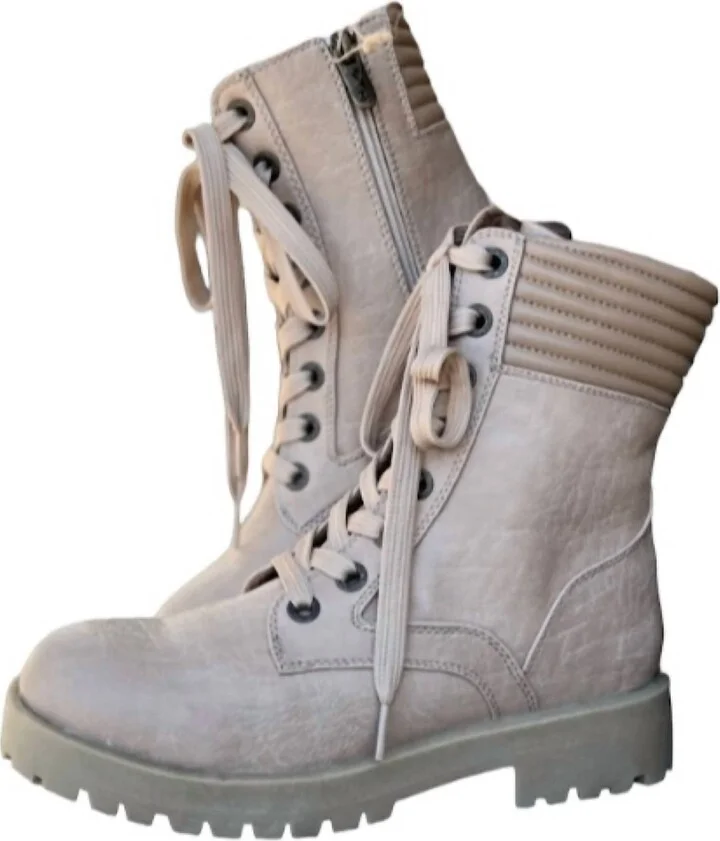 Athena Beach Waves Recycled Boot In Almond