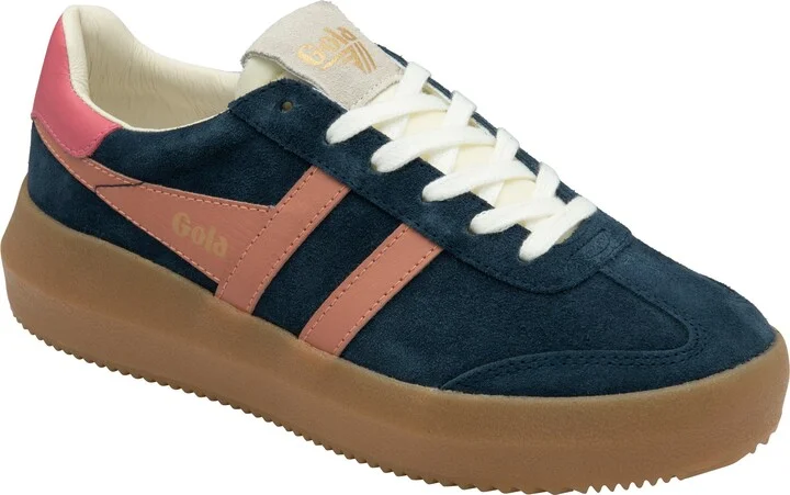 Navy/terracotta/bubblegum/gum
