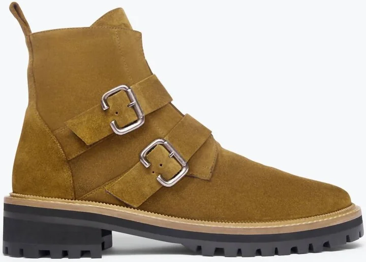 Athena Suede Boot In Acorn
