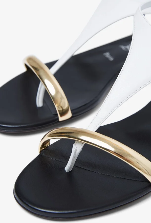 Athinita black flat sandals - Image 4