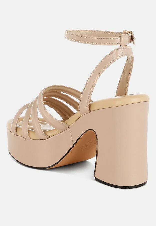 Athla Strappy High Platform Sandals - Image 3