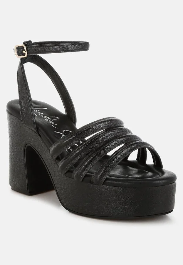 Athla Strappy High Platform Sandals - Image 4