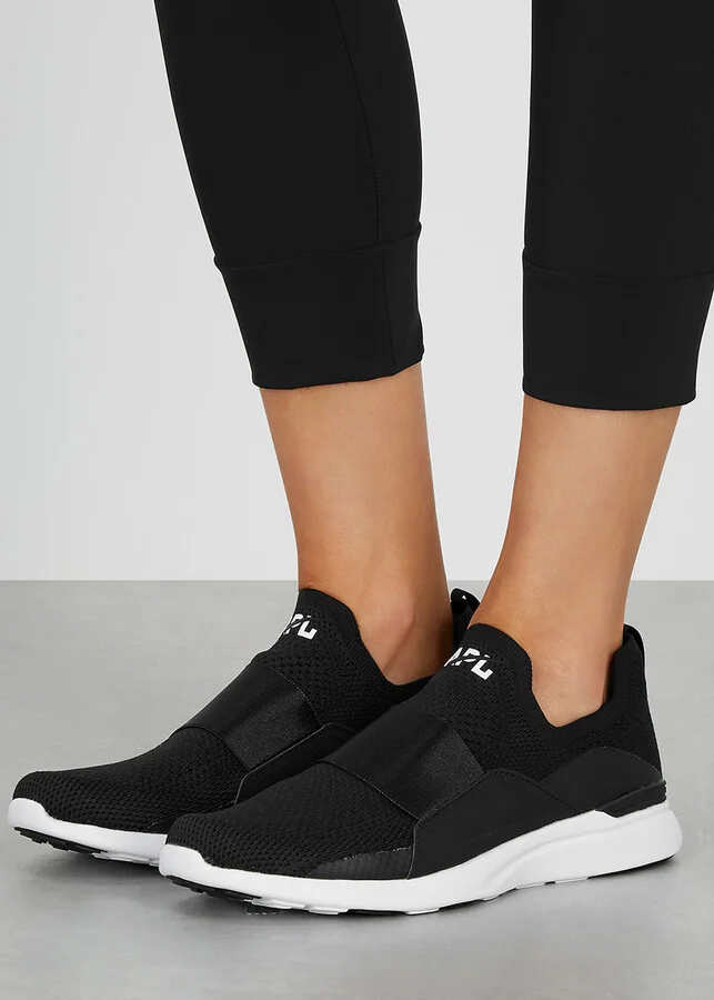 Athletic Propulsion Labs Techloom Bliss Black Stretch-knit Sneakers - Image 5