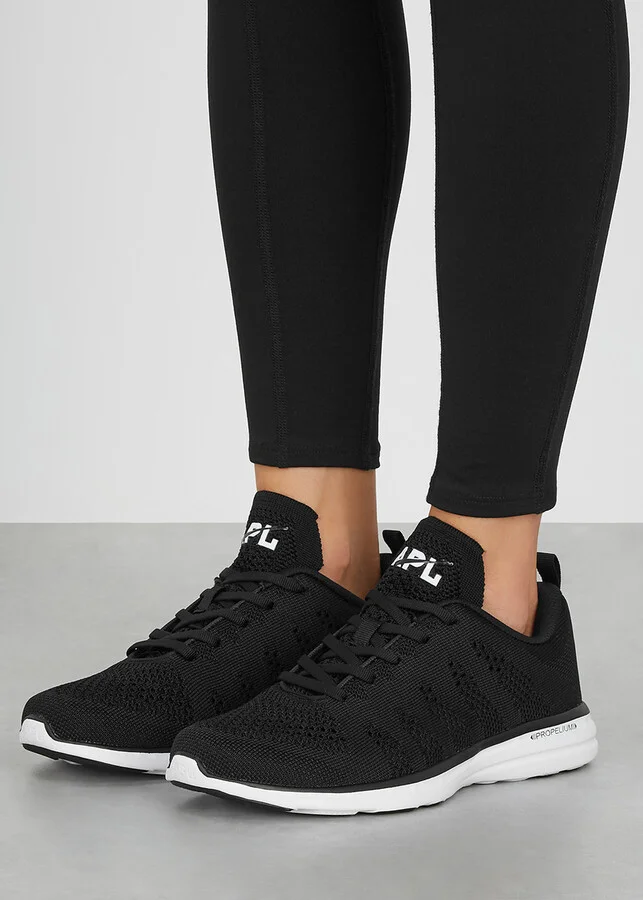 Athletic Propulsion Labs Techloom Pro Black Knitted Sneakers - Image 5