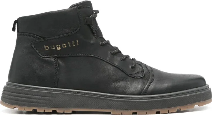 Atlanta lace-up leather boots