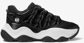 Atlas Cord Leather and Mesh Trainer - Image 3