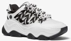 Atlas Cord Mesh and Leather Trainer - Image 2
