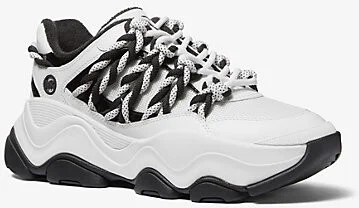 Atlas Cord Mesh and Leather Trainer