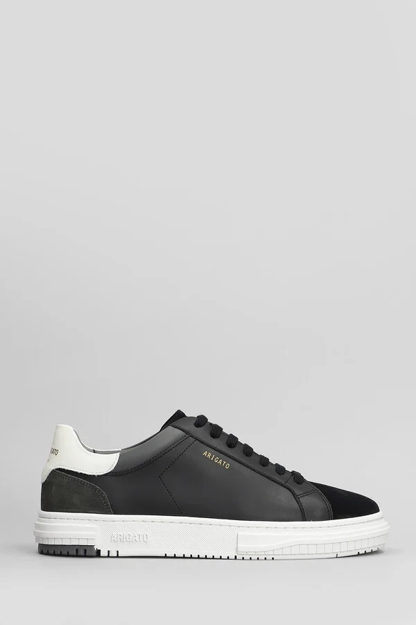 Atlas Sneaker Sneakers In Black Suede And Leather
