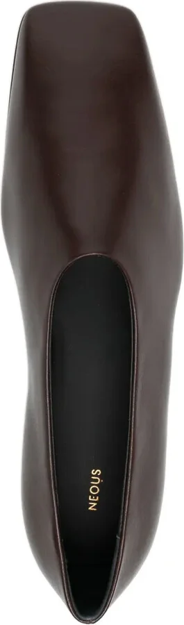 Atlas square-toe leather pumps - Image 4
