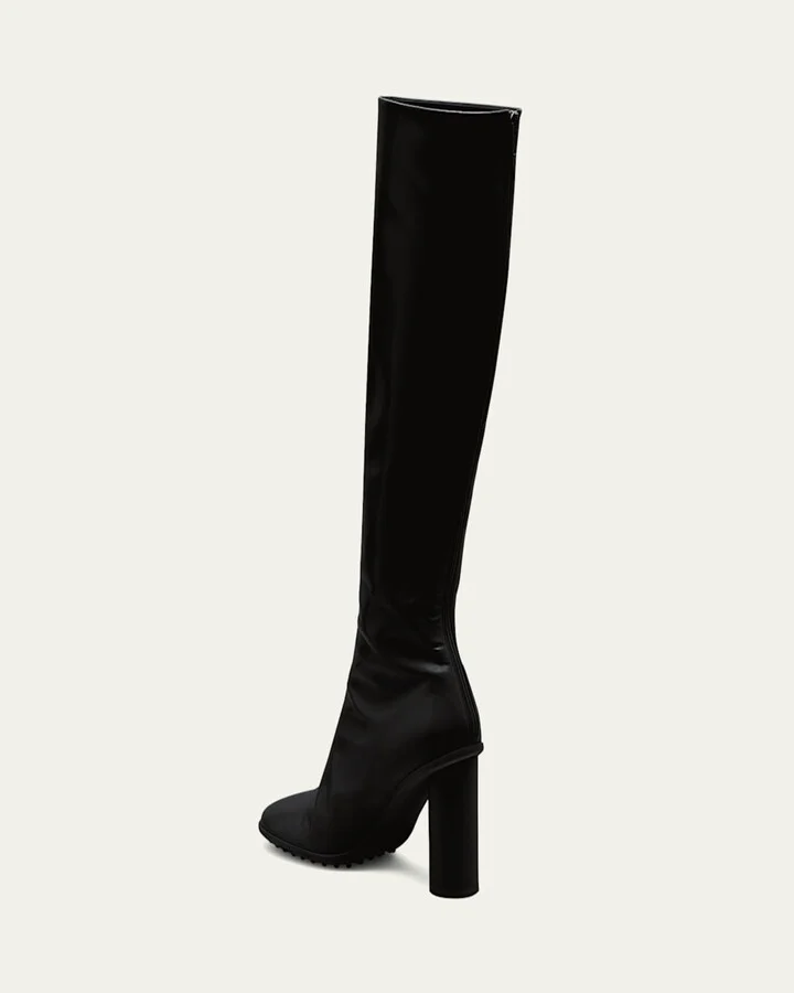 Atomic Lambskin Leather Boots - Image 2