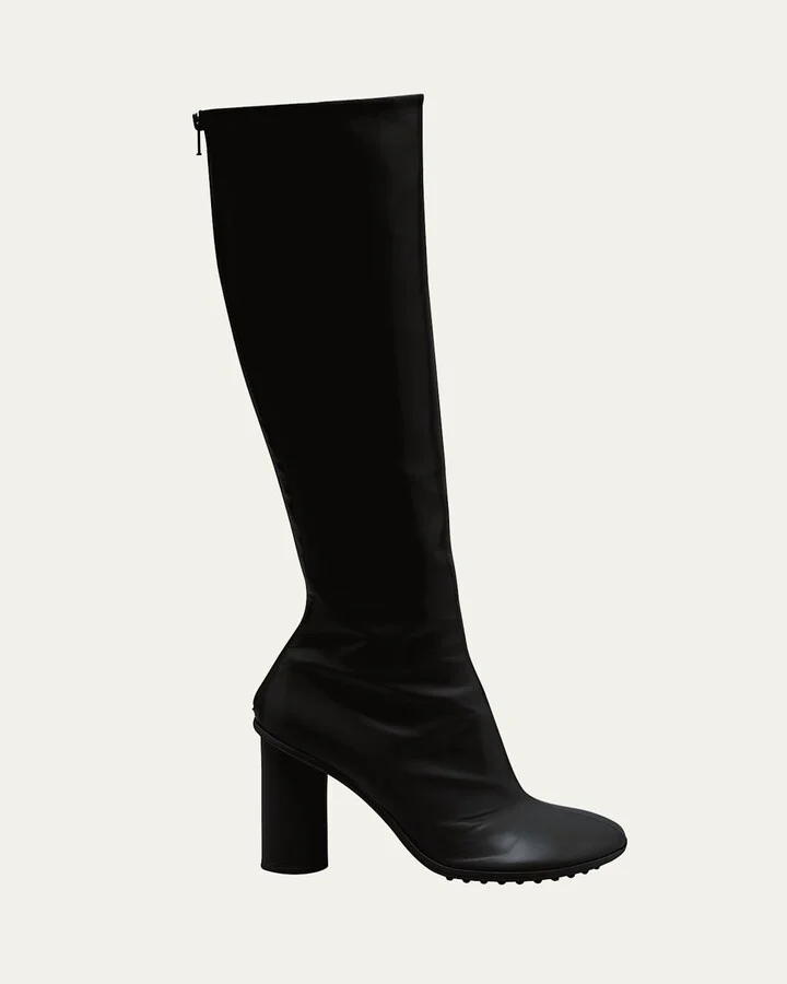 Atomic Lambskin Leather Boots