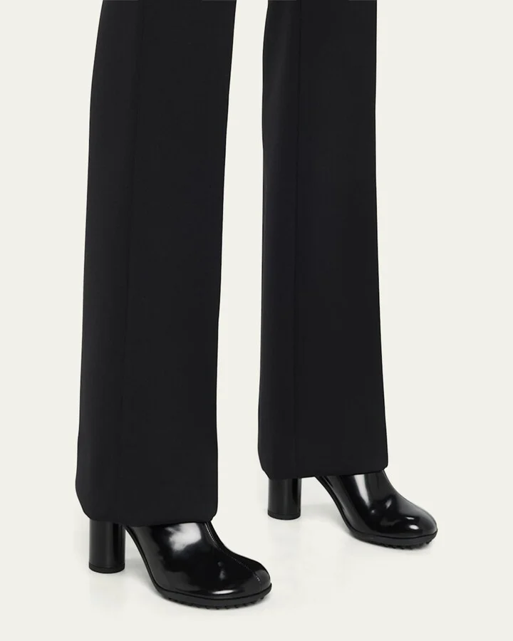 Atomic Leather Cylinder-Heel Ankle Boots - Image 4