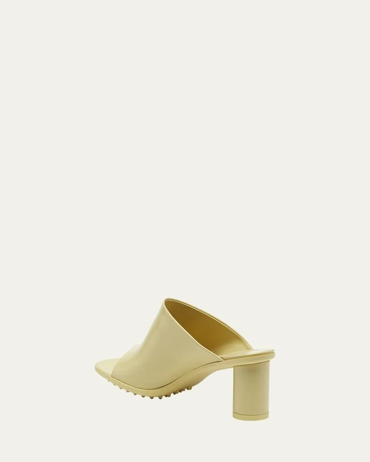 Atomic Leather Cylinder-Heel Mules - Image 3