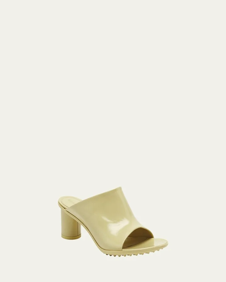 Atomic Leather Cylinder-Heel Mules - Image 5