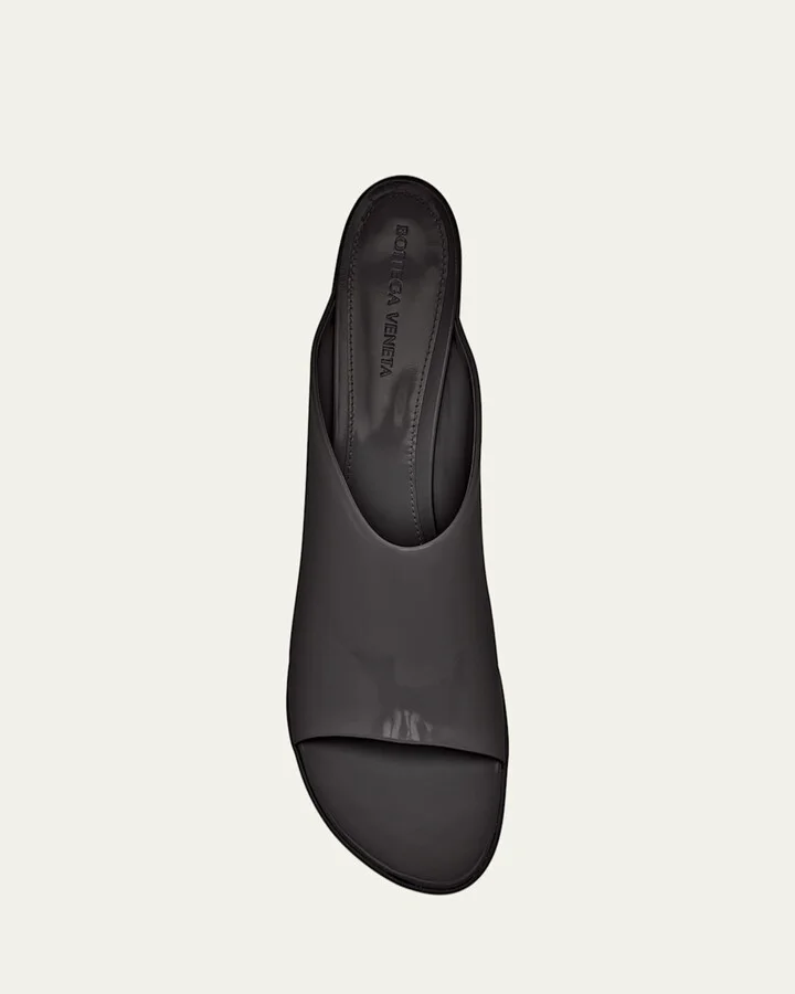 Atomic Leather Cylinder-Heel Mules - Image 6