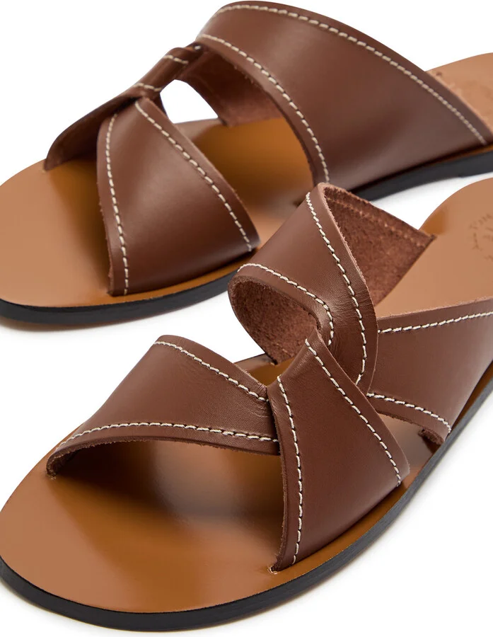 Atp Atelier Allai Leather Sliders - Image 3