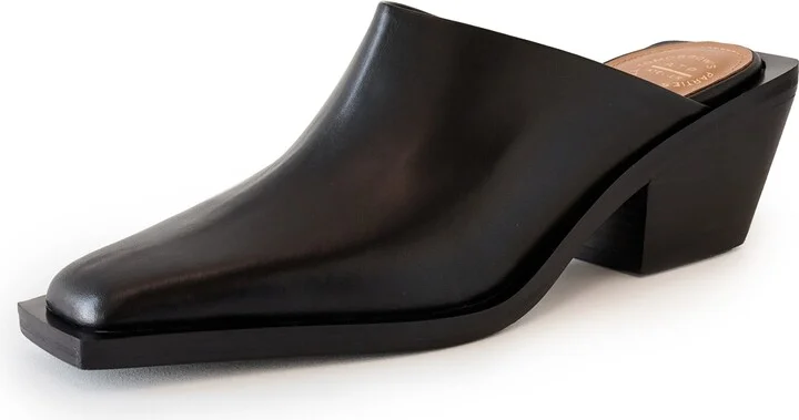 ATP Atelier Amorosi Black Vacchetta Flats