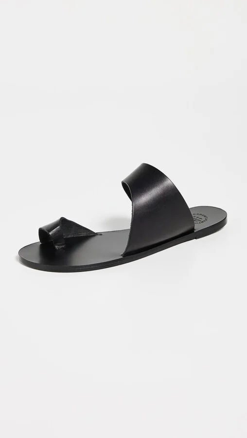 ATP Atelier Centola Black Vacchetta Sandals - Image 2