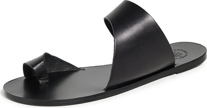 ATP Atelier Centola Black Vacchetta Sandals