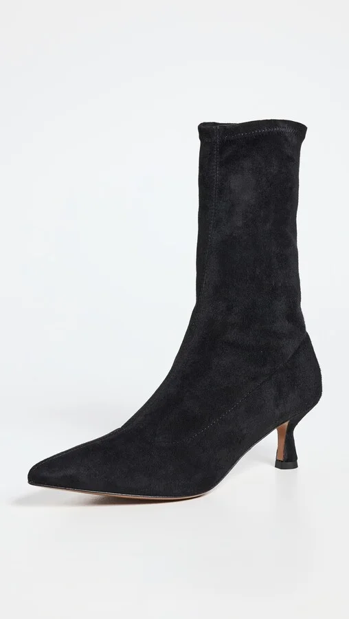ATP Atelier Cerone Black Suede Stretch Boots - Image 5